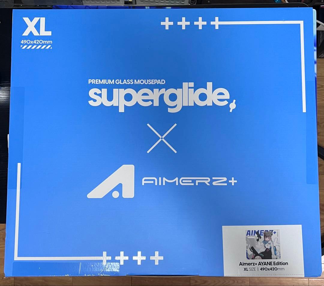【新品未開封】superglide AIMERZ AYANE EditionXL Aimerz+ Ayane Edition] Superglide Glass Mousepad XL – Pulsar