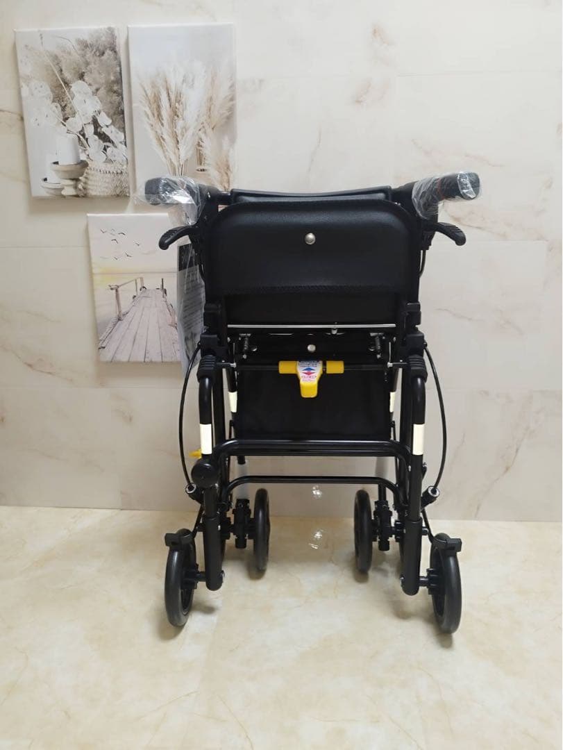 エアウォーカー ショップjapan シルバーカート レザー調ブラック