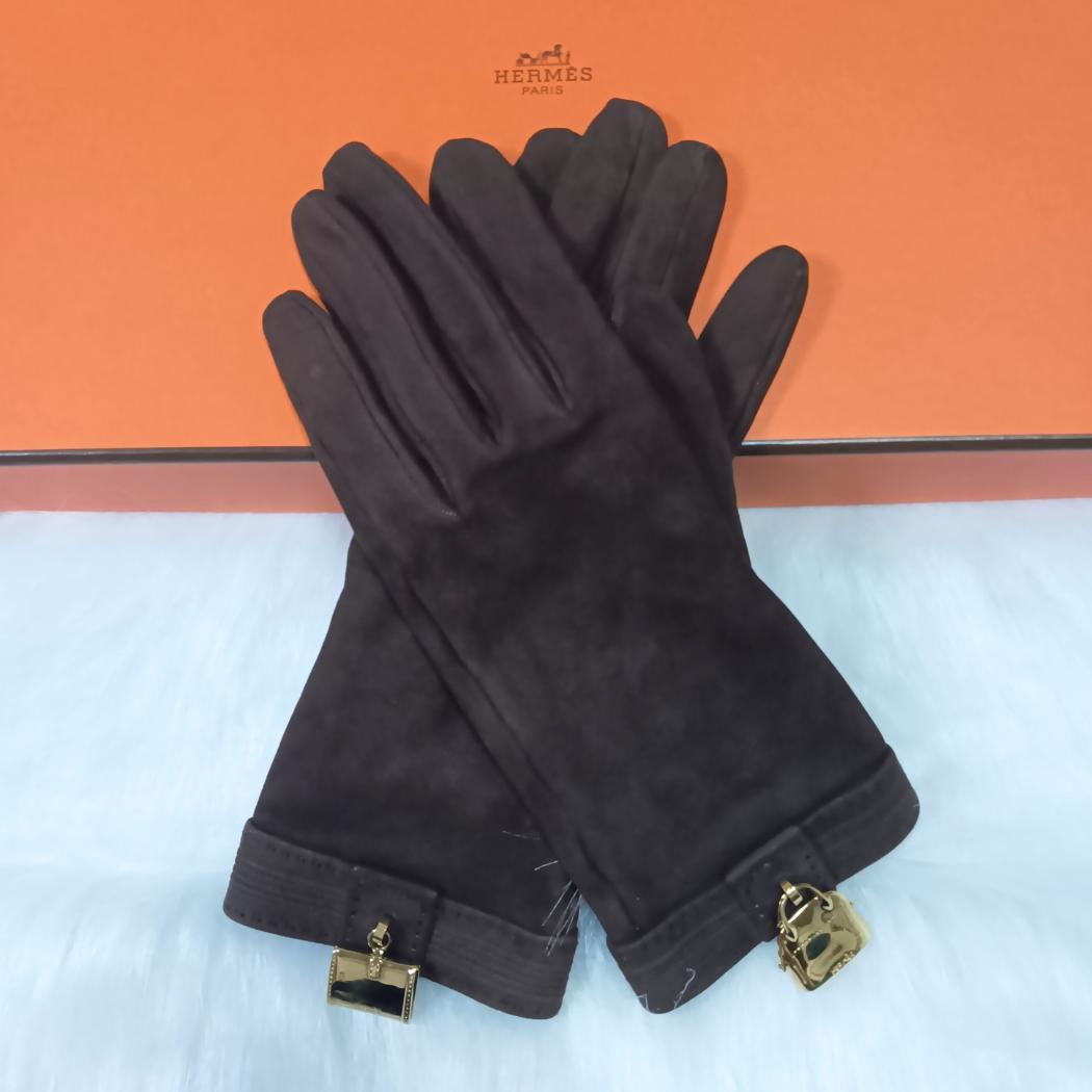 【良品】HERMES エルメス ジジェ グローブ スエード ボリードチャーム 中古・古着通販】HERMES (エルメス) ボリードジジェチャームスエード