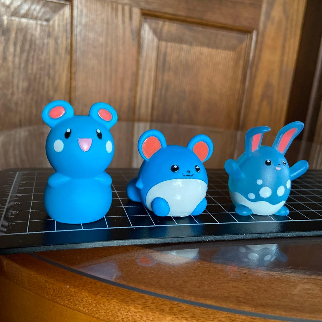 ポケモンキッズ マリルリ マリル ルリリ 3体 BANDAI - メルカリ