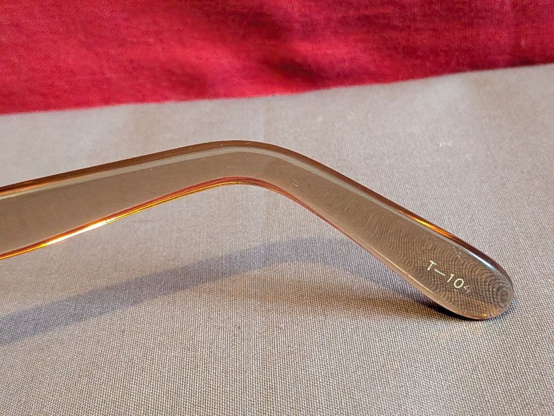 泰八郎謹製】 眼鏡 メガネ クリアベージュ T-104 - メルカリ