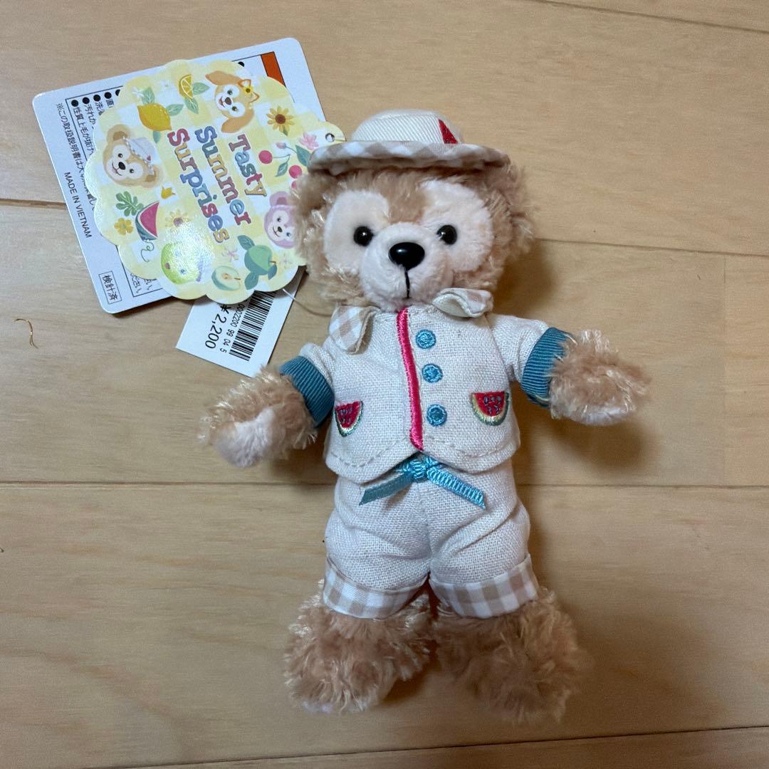 新品 ダッフィー ぬいぐるみ バッジ テイスティ サマー サプライズ