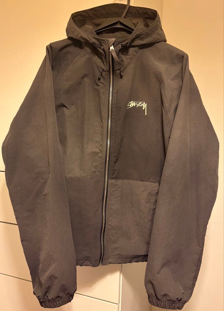 STUSSY シェルジャケットグレー Lサイズ - メルカリ