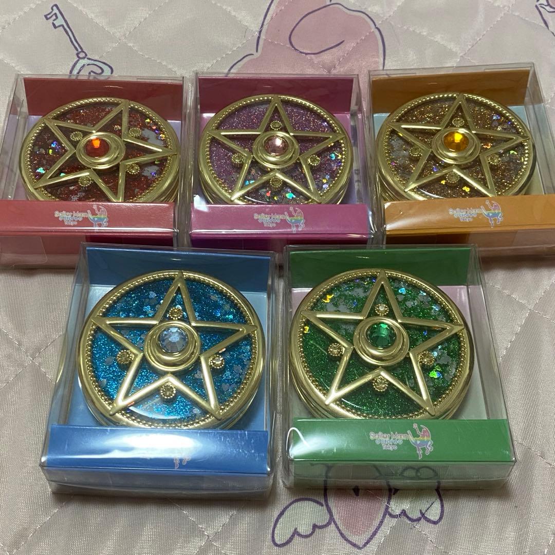 セーラームーンストアオリジナル 通信機ミラー5個セット クーポン使用可能】新品未開封 セーラームーン ストアオリジナル 通信