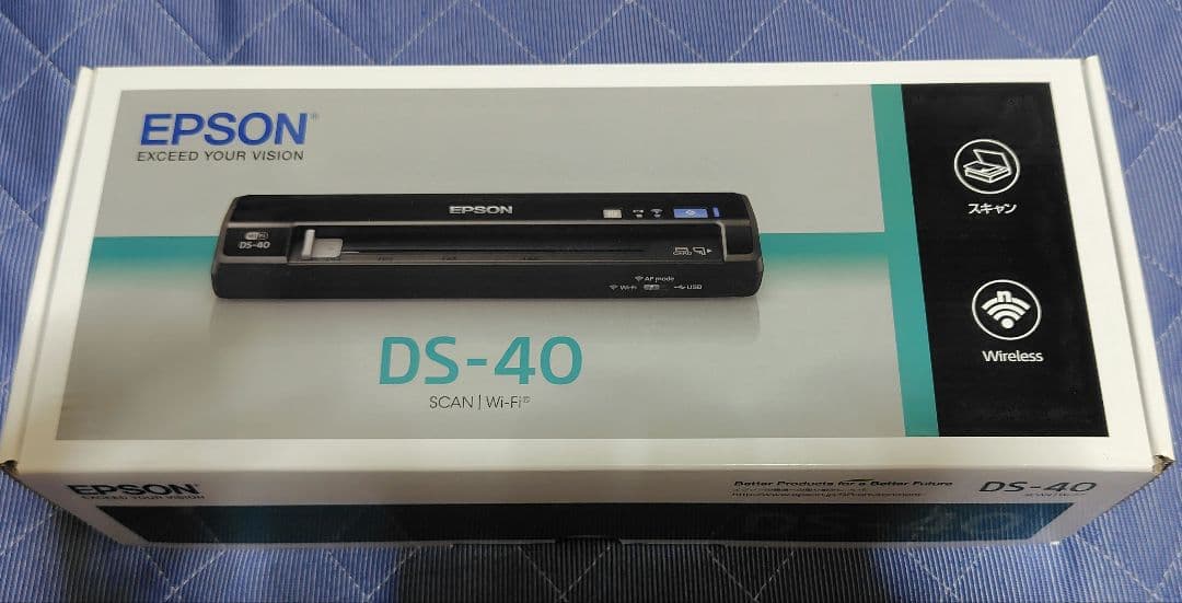 EPSON モバイルスキャナー DS-40 楽天市場】EPSONエプソンDS-40 A4モバイルスキャナー : ビジネス