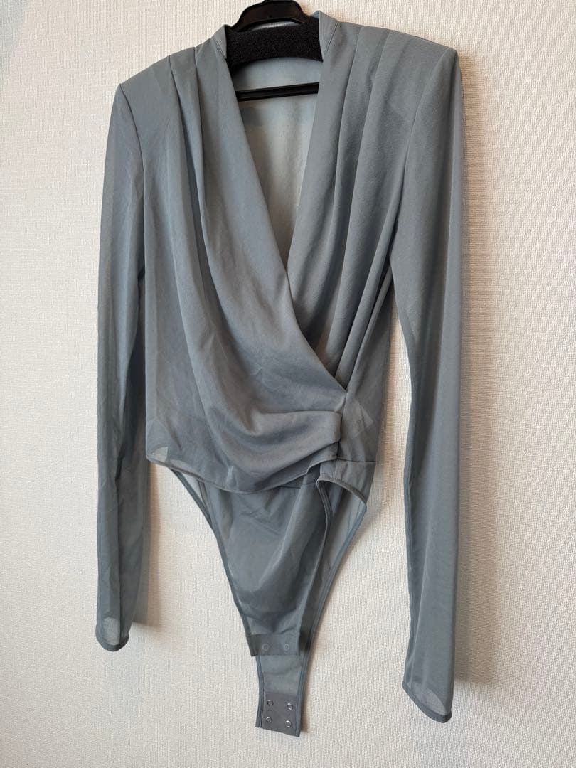 SHEER DRAPE BODY SUITS clane - メルカリ