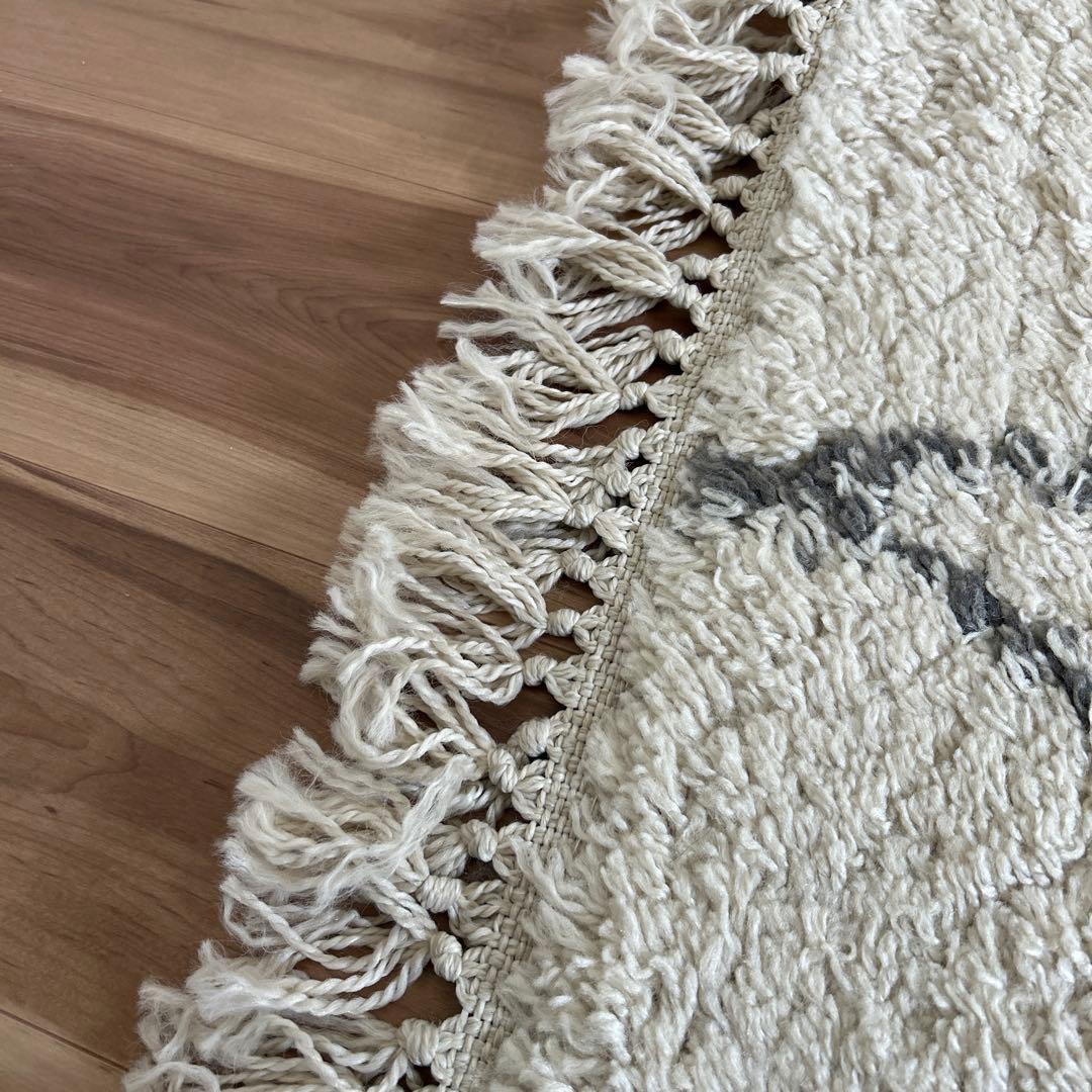 ウィルトン織 ラグ カサブランカ 135×190 ベニワレン シャギー - メルカリ