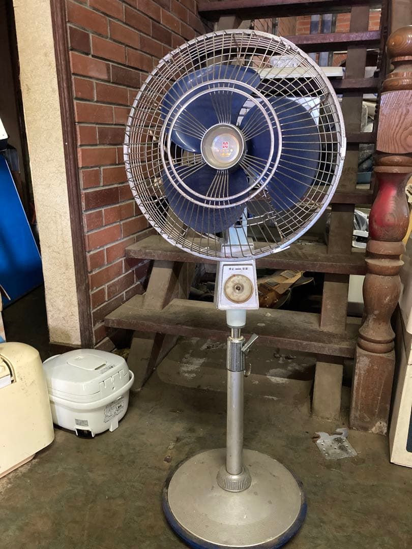 王冠付きナショナルf-30vrレトロ扇風機 ジャンク
