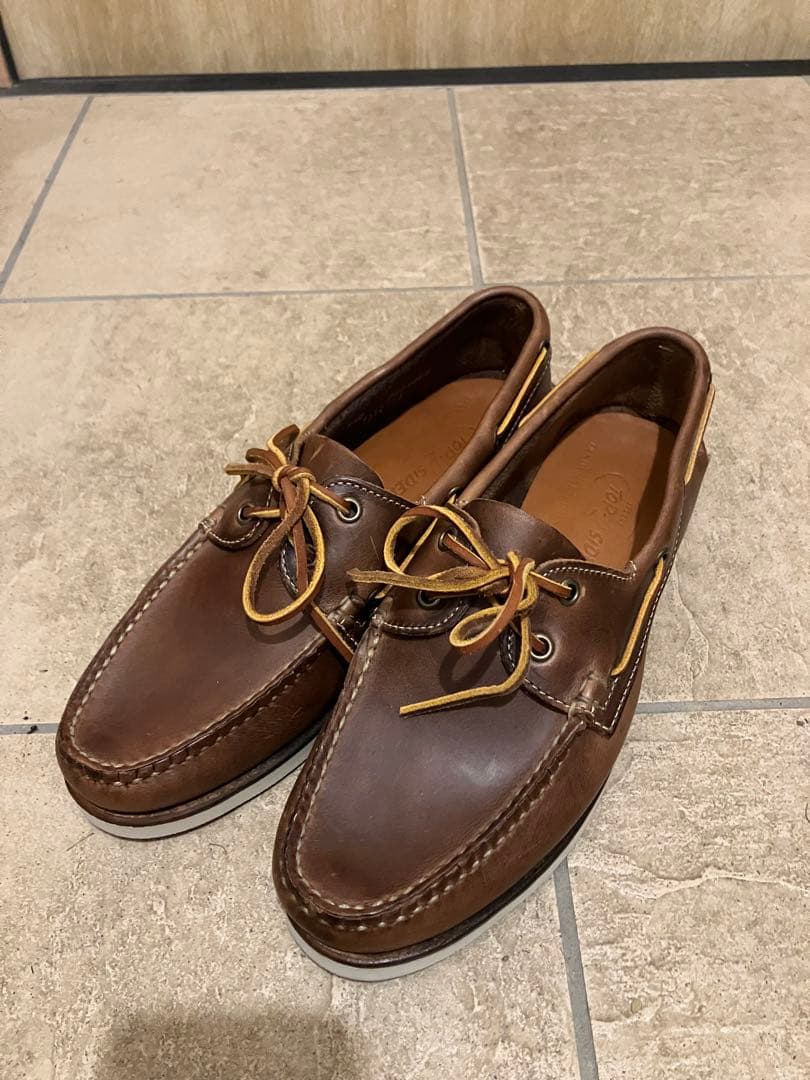 SPERRY TOP SIDER レザーデッキモカシン　US9.5 アメリカ製 Sperry スペリートップサイダー SPERRY TOP-SIDER メンズ デッキ