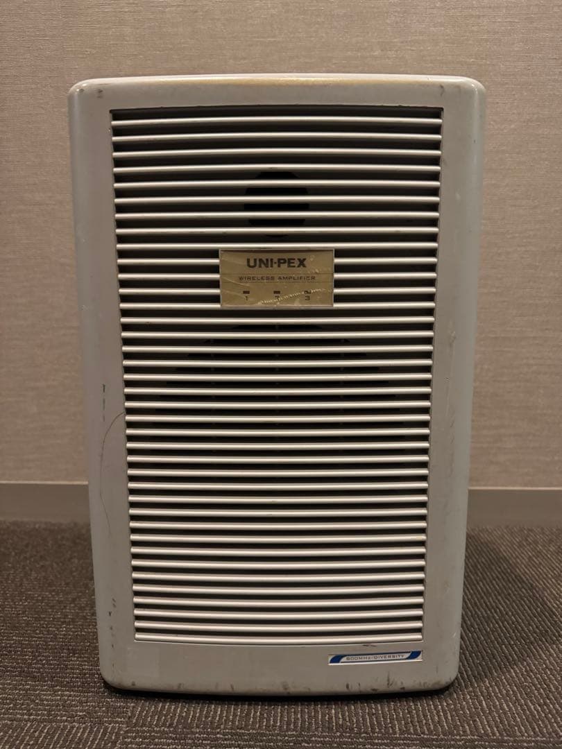 CD再生ユニット付ワイヤレスアンプ・マイクセット ユニペックス WA-7 Cセット 防滴形ハイパワーワイヤレスアンプ