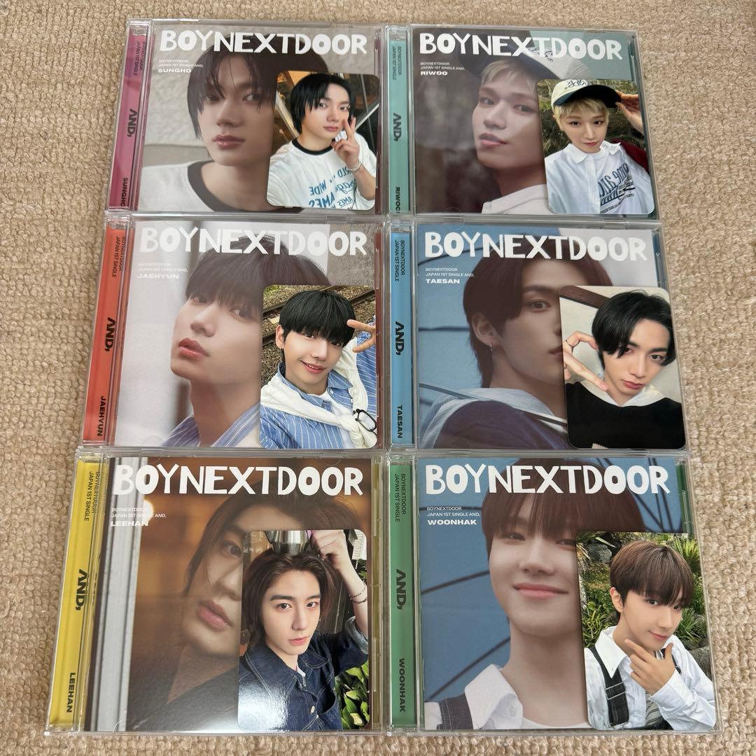 BOYNEXTDOOR AND, ソロ アルバム6形態トレカ コンプ ボイネク - メルカリ