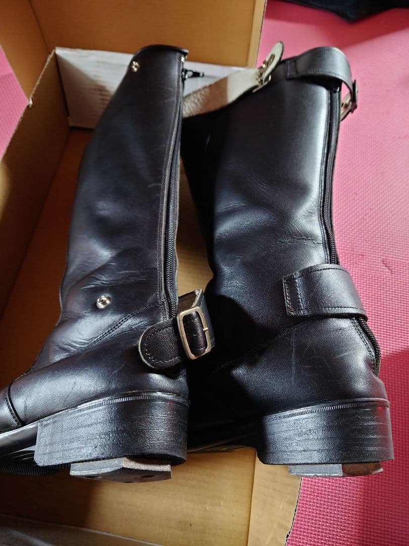 トーヨコ ブーツ バックチャック付 黒 ブラック 27cm 特攻ブーツ