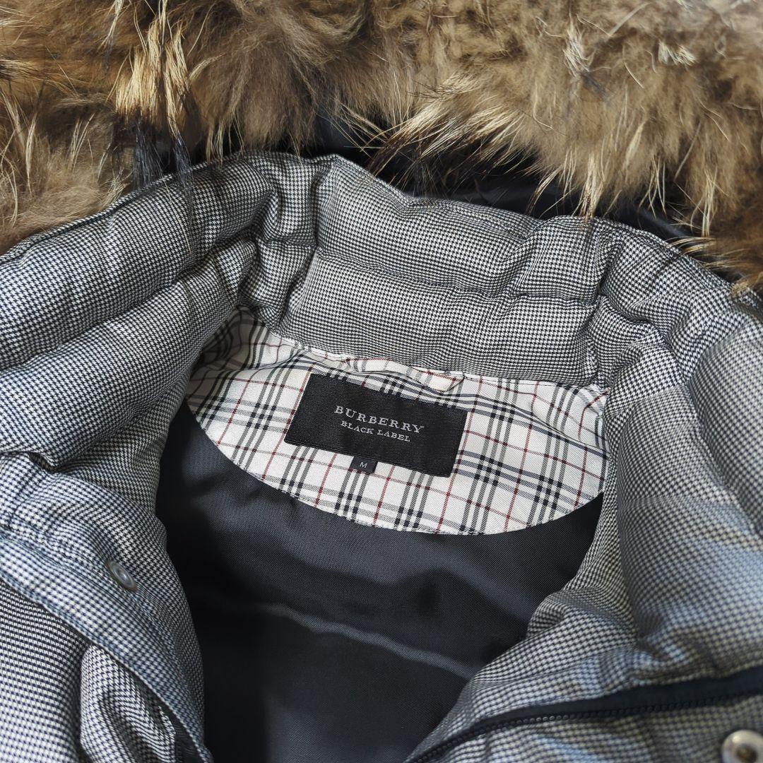 バーバリーブラックレーベル 4way ダウンジャケット ダウンベスト 千鳥