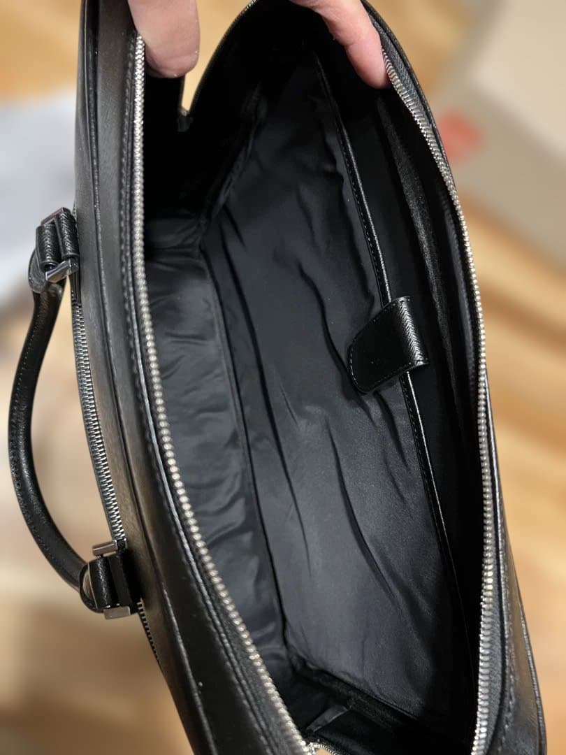 aucentic イタリア製 ブリーフケース 値下げ - メルカリ