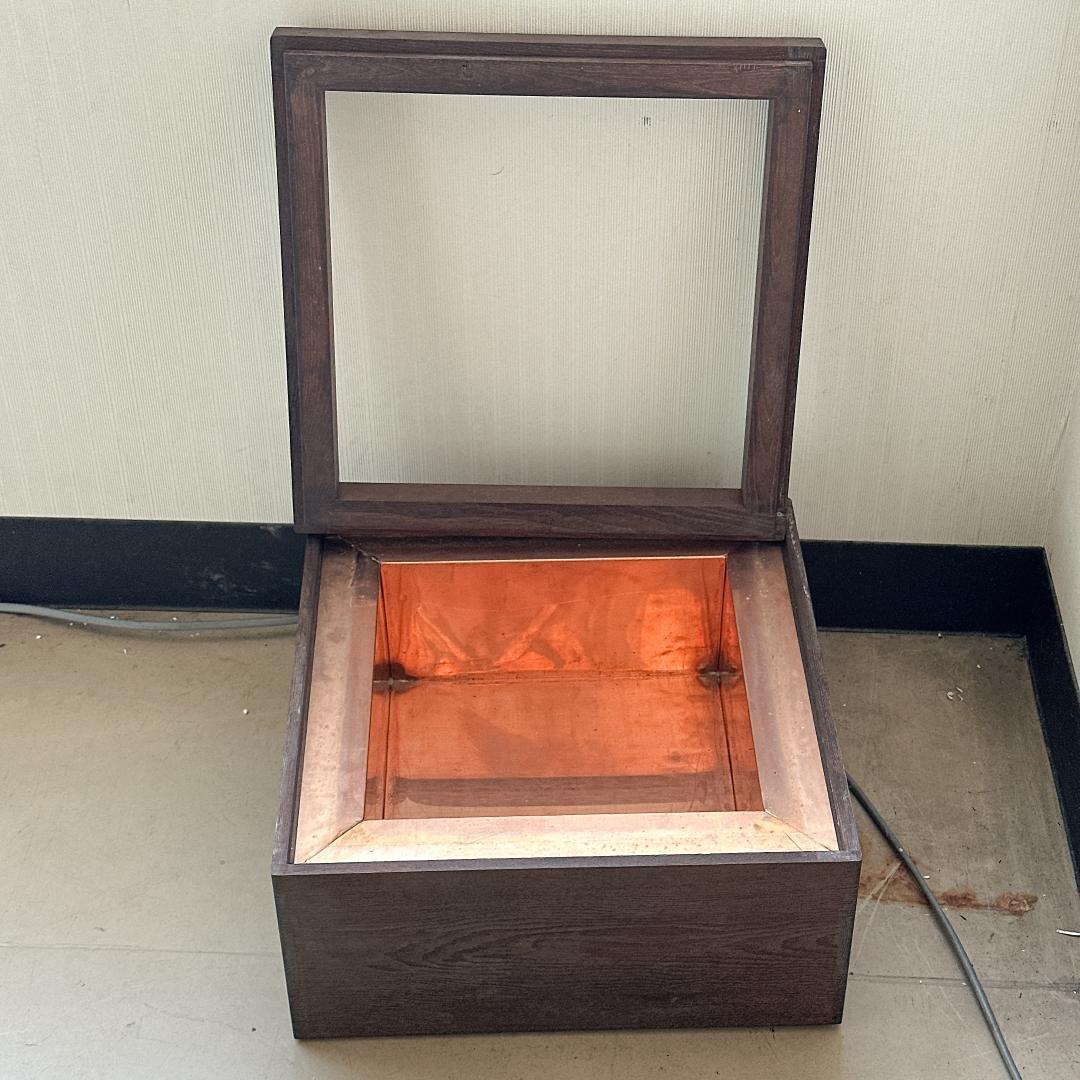 高級茶道具】桑置炉 銅製炉壇 ＆ 風炉灰5袋セット 置き炉 炭点前 稽古