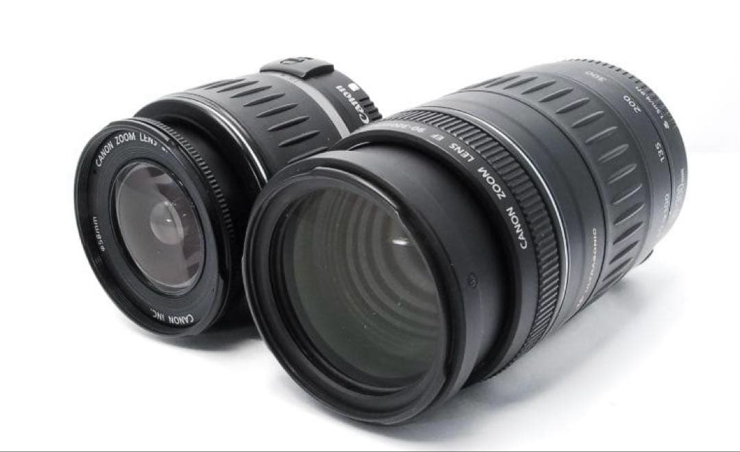 キャノン Kiss X2✨✨一眼レフカメラ✨超望遠レンズ✨ダブルレンズ