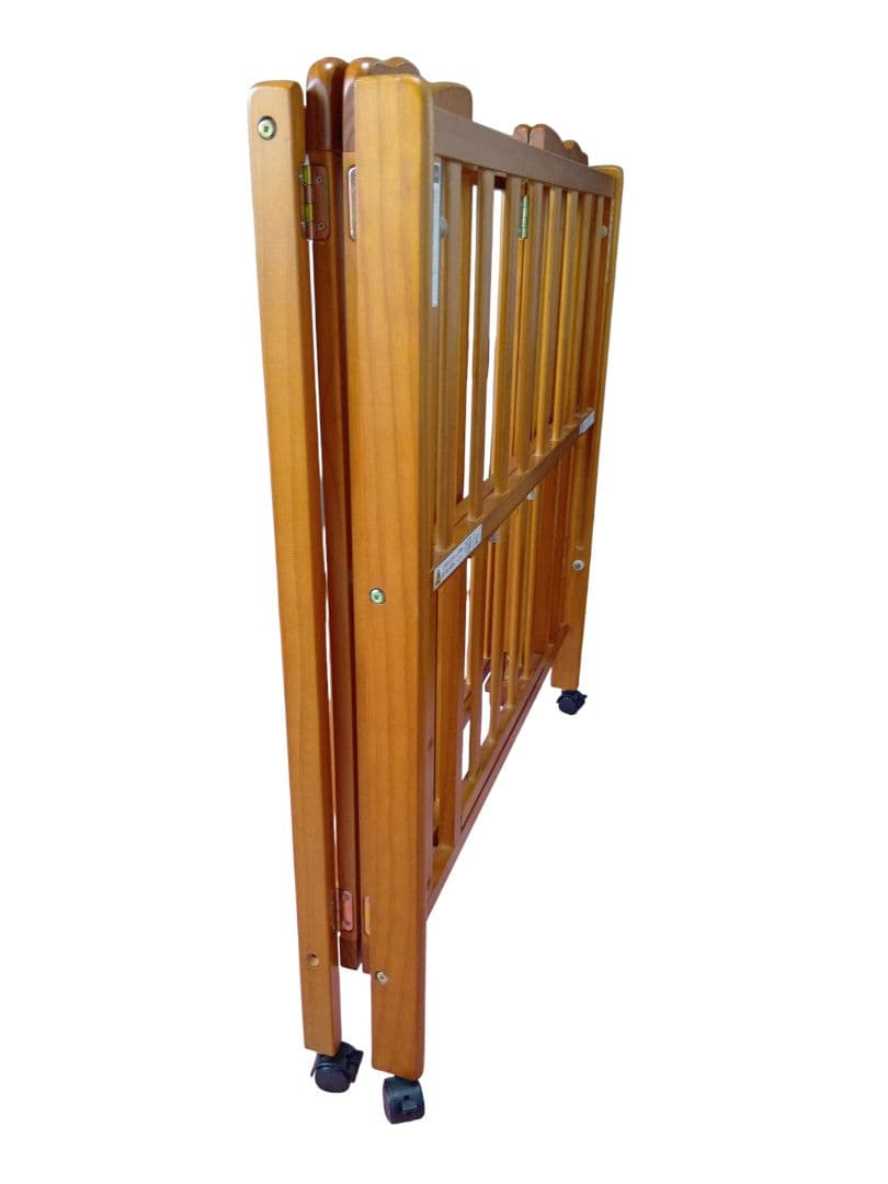 大和屋 yamtoya パタン ミニベビーベッド キャスター付き 折り畳み