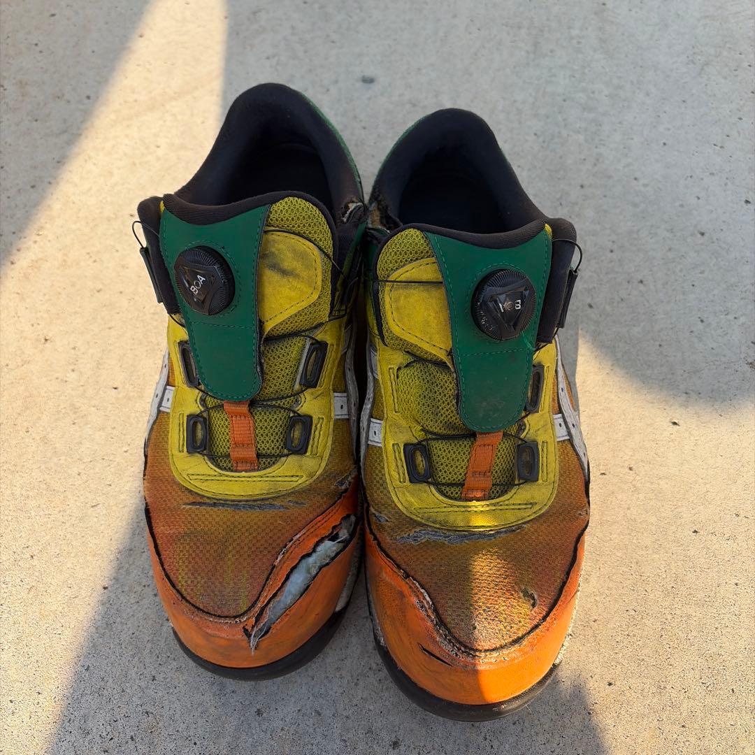 asics ボアシステム 安全靴 26㎝ - メルカリ