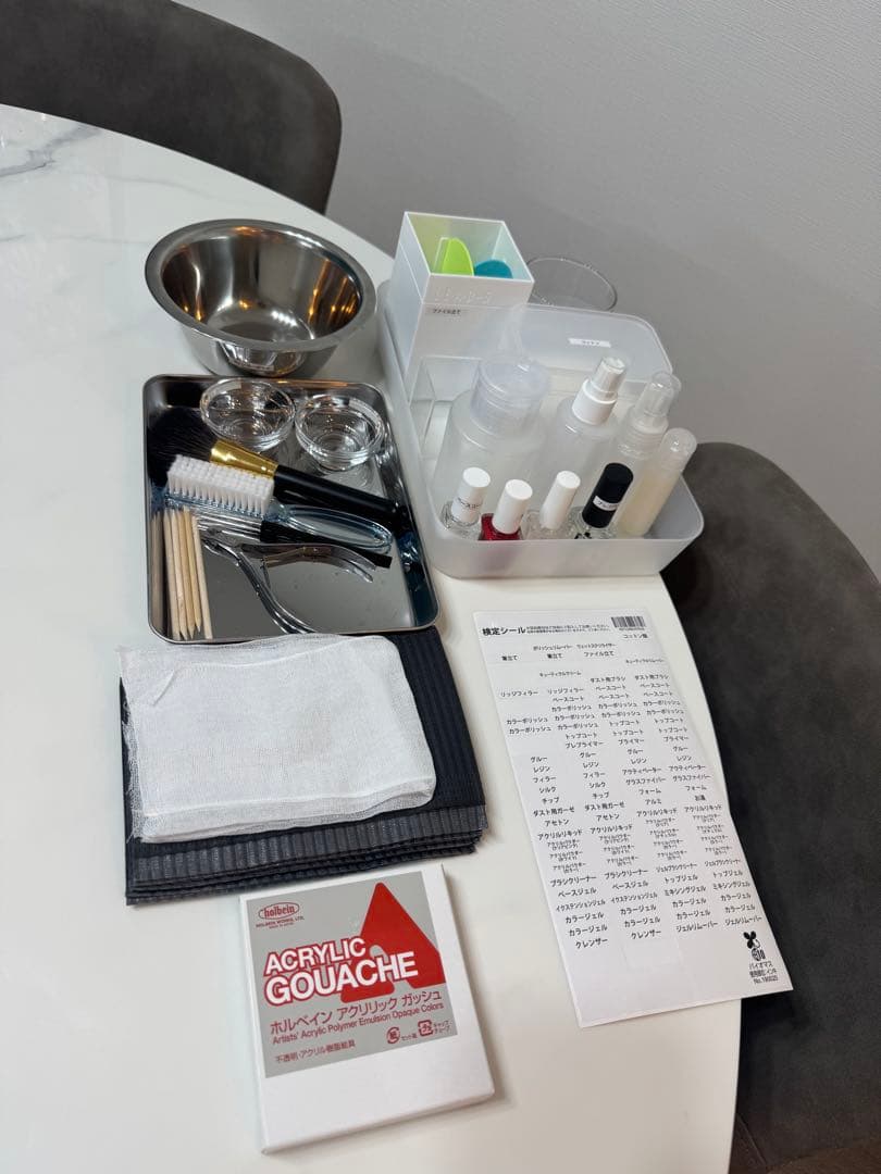 ネイル検定三級セット　試験用紙付き 楽天市場】ネイル検定対策セット JNEC・JNA 検定サポートセット（3級