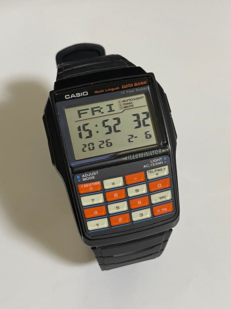 CASIO データバンク DBC-32C-1JF 楽天市場】【10年保証】【日本未発売】CASIO DATA BANK カシオ データ