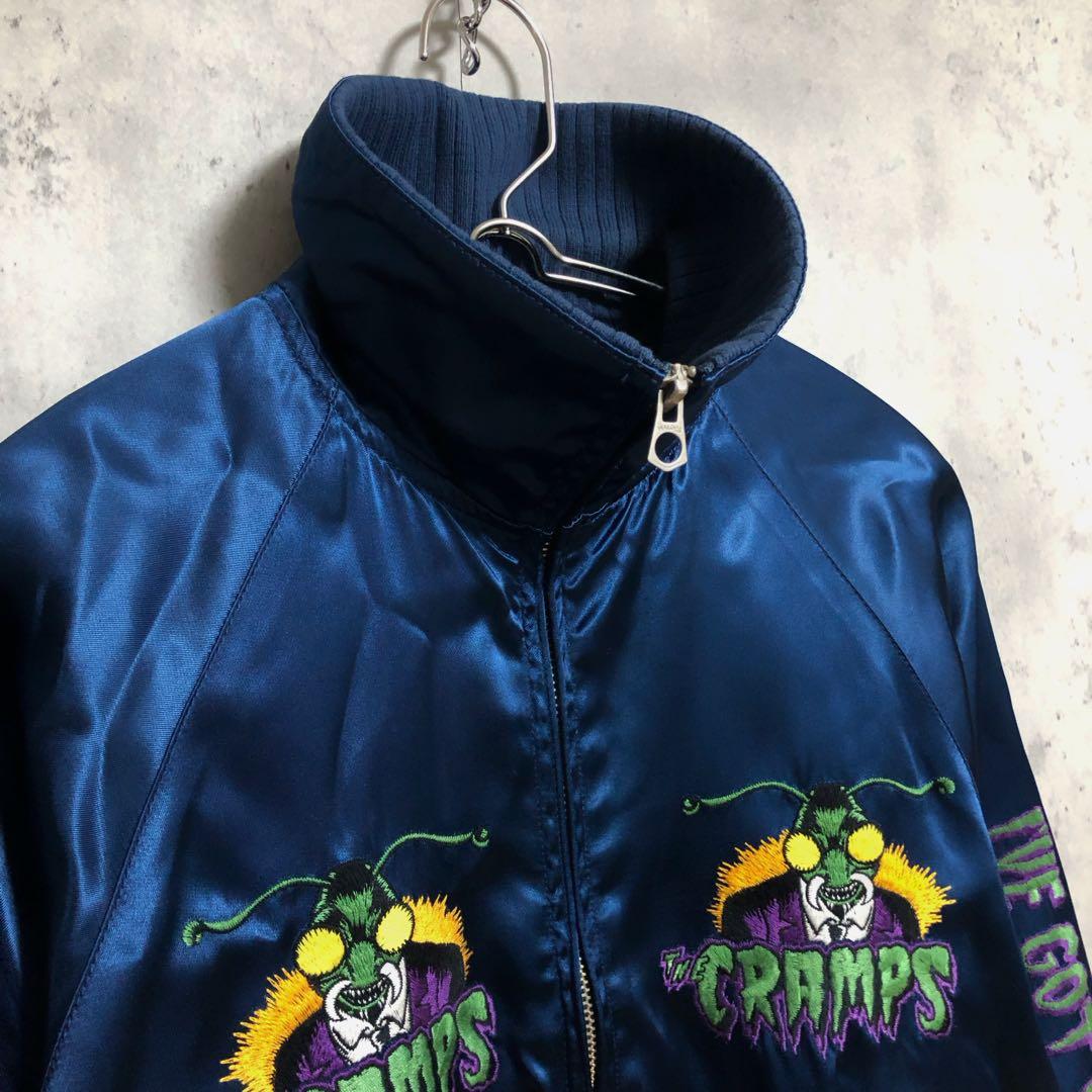 良品 HYSTERIC GLAMOUR×THE Cramps サテン スカジャン