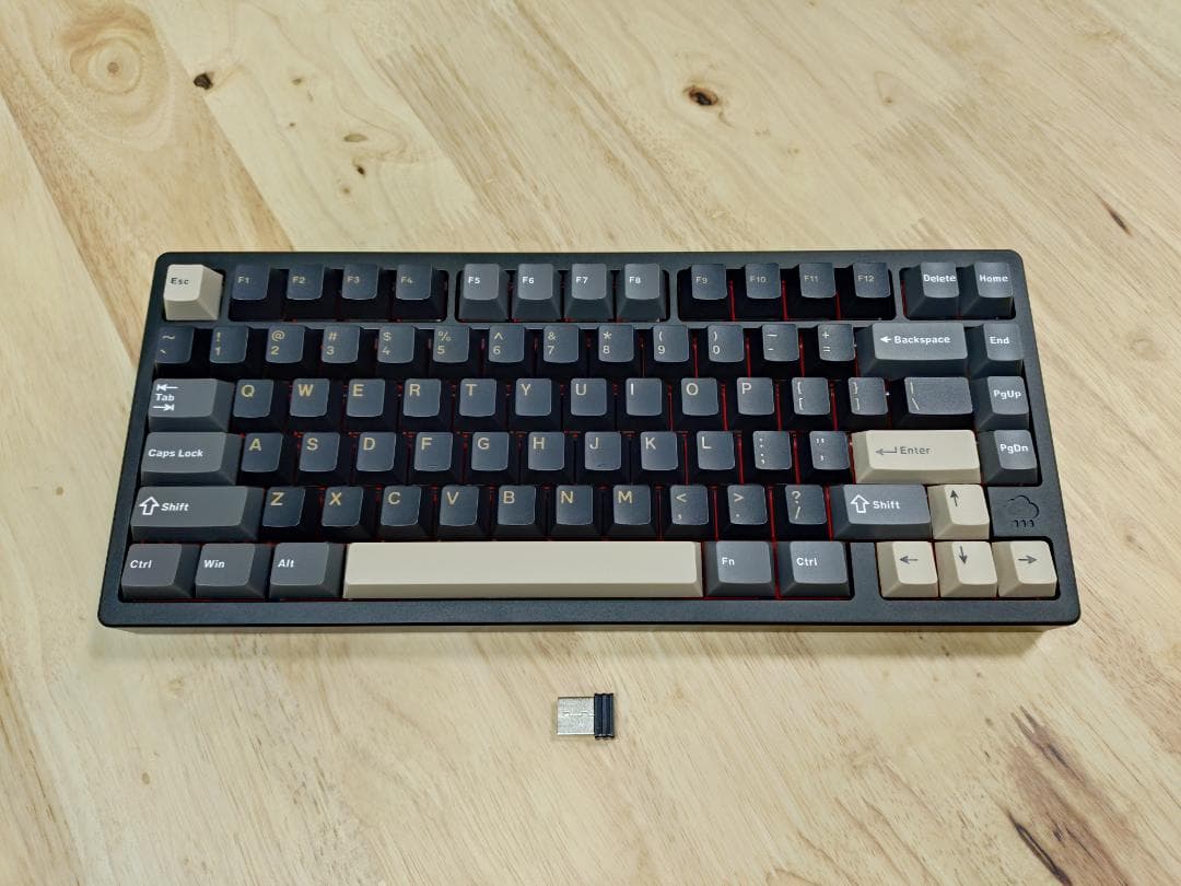 WOBKEY - Rainy 75 Pro ブラック WOBKEY