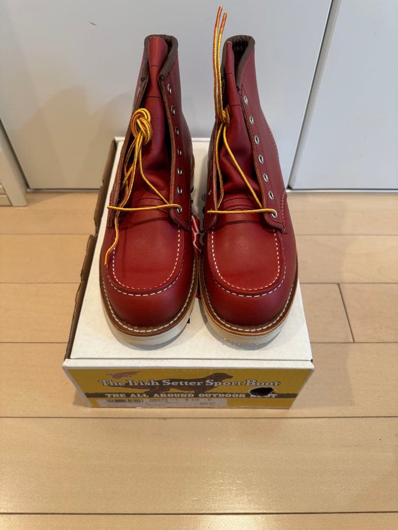 新品未使用 Red Wing Irish Setter 8875 8 1/2 E Red Wing Irish Setter 8875 Heritage Moc Toe Boots Classic Red Oro