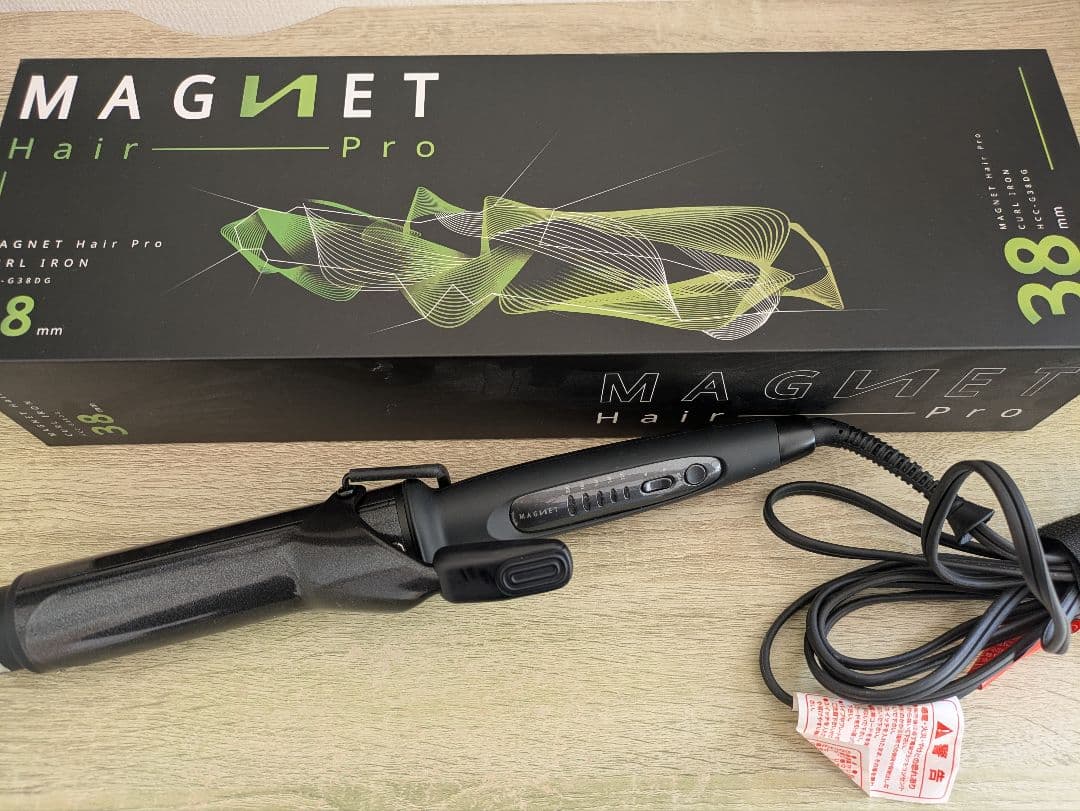 マグネットヘアプロ カールアイロン 38mm 楽天市場】マグネットヘア プロ カール アイロン 38mm ヘアアイロン