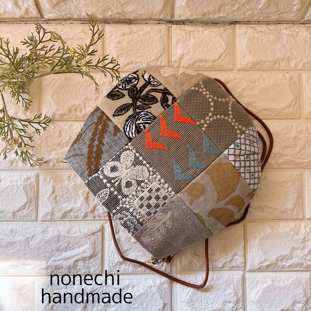 ミナペルホネン ハンドメイド ショルダーバッグ サコッシュ バッグ サブバッグ ミナペルホネン サコッシュ ショルダーバッグ choucho - kaze-musubi