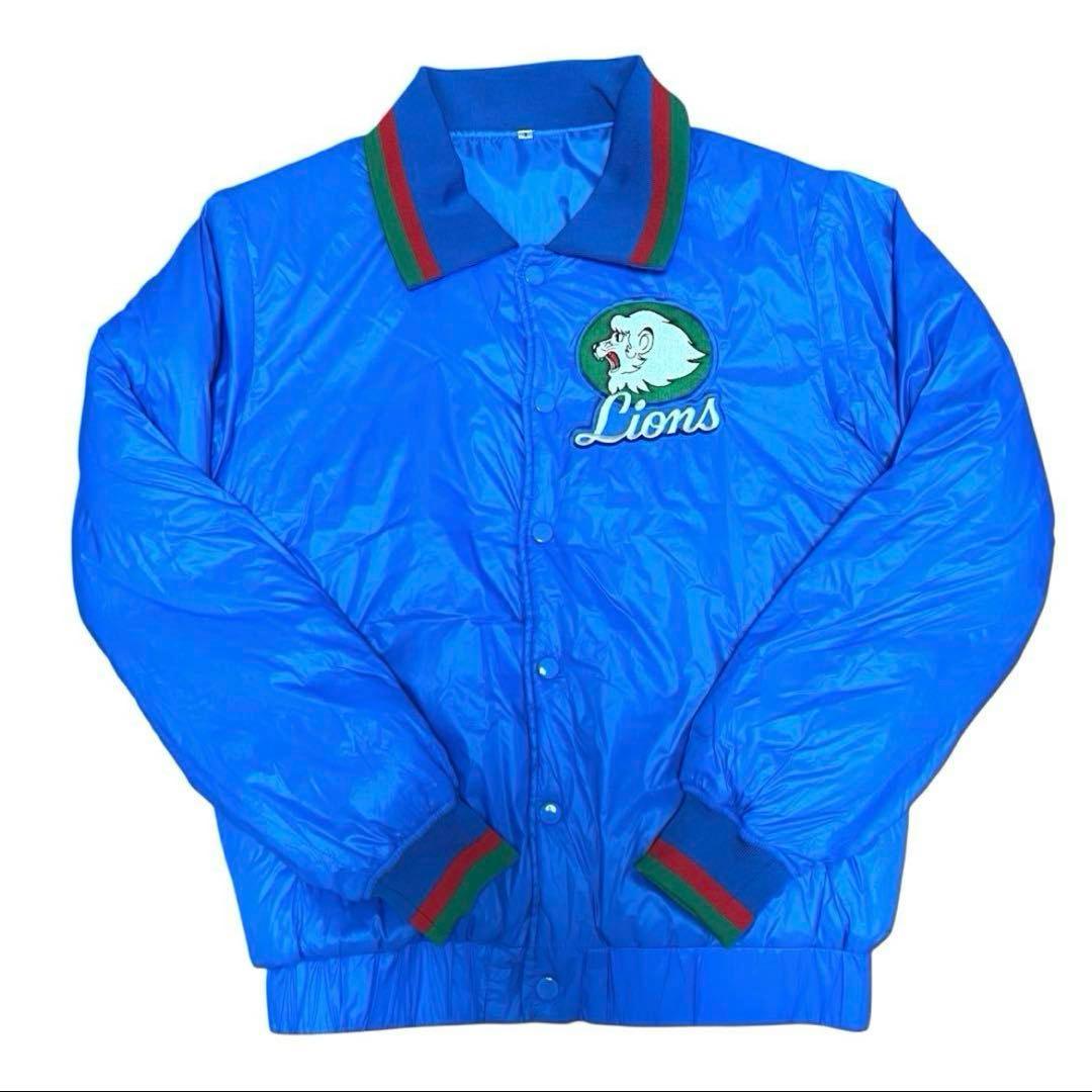 未使用 西武ライオンズ 復刻ジャンパー 刺繍 レオ - メルカリ