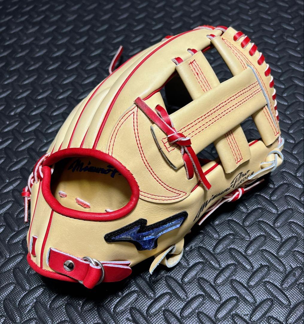 新品 ミズノプロ オーダー ブルーダイアモンドラベル 軟式 内野手用 グローブ 野球 ミズノ 軟式グローブ ミズノプロ オーダーグラブ 紅林弘太郎型