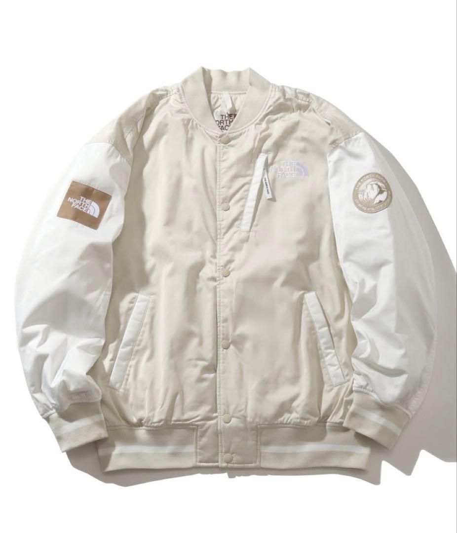 ノースフェイス ロゴ刺繍 ワッペン スタジャン プレイヤーヴァーシティ