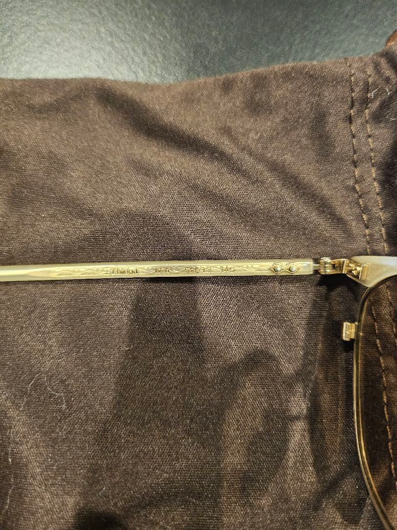 EYEVAN EIIwood ゴールドラウンドサングラスの通販はau PAY マーケット