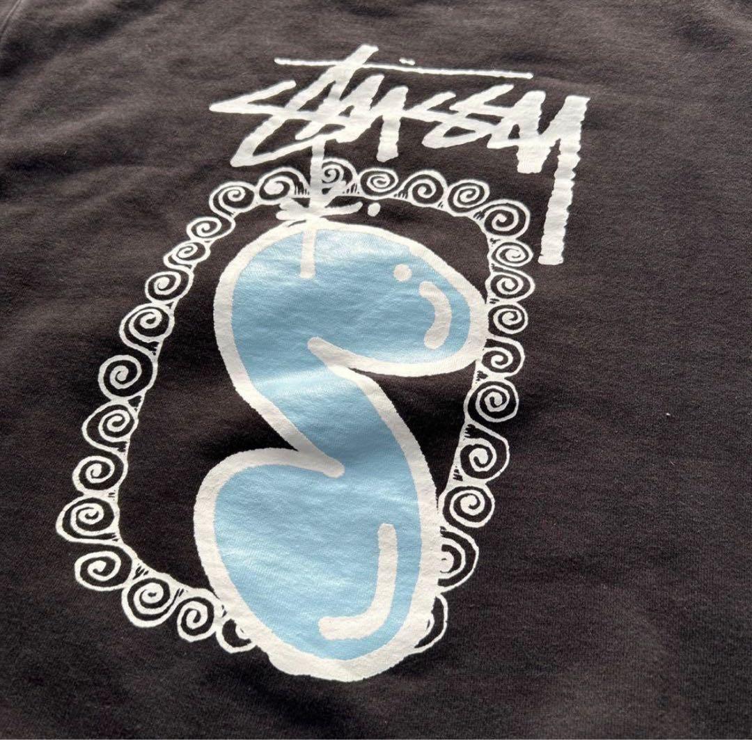 old stussy 90s 紺タグ ビンテージスウェット ブラック ボックス