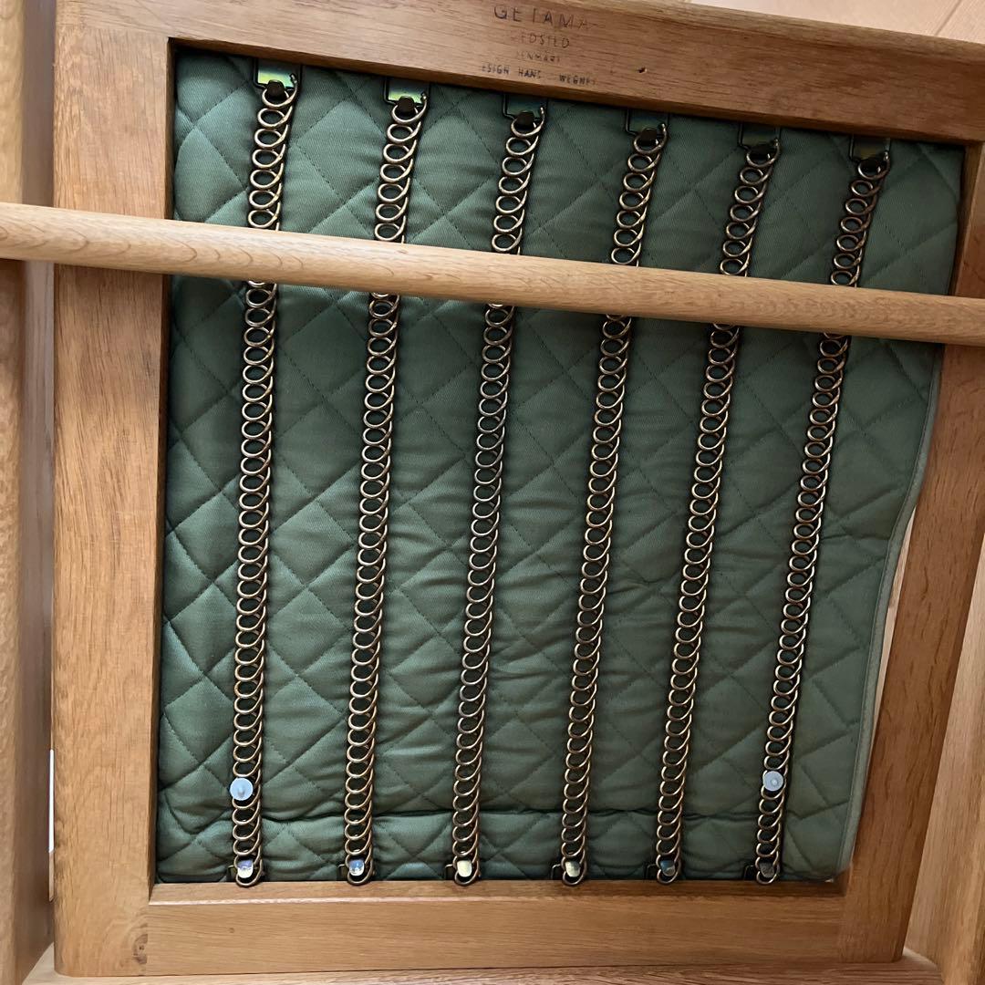 GETAMA社 GE290 ハイバック オットマン付き オーク材 - メルカリ