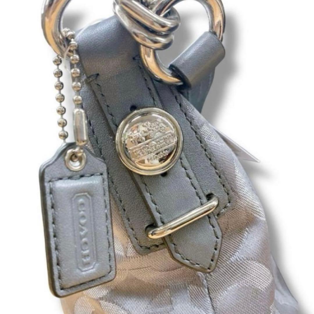 COACH ワンショルダー バッグ アクセサリーポーチ シルバー系