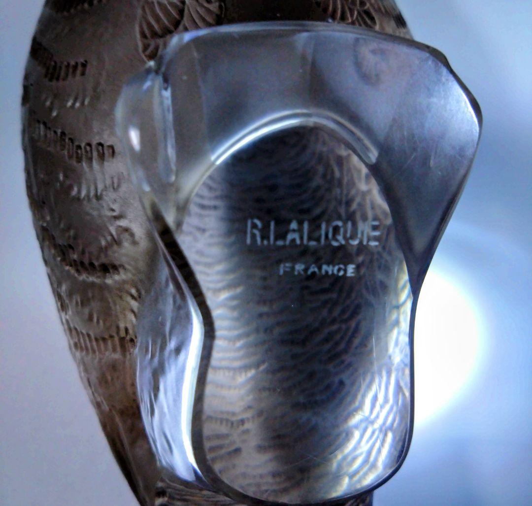ルネ ラリック R LALIQUE ウズラ 置物 オブジェ クリスタル - メルカリ