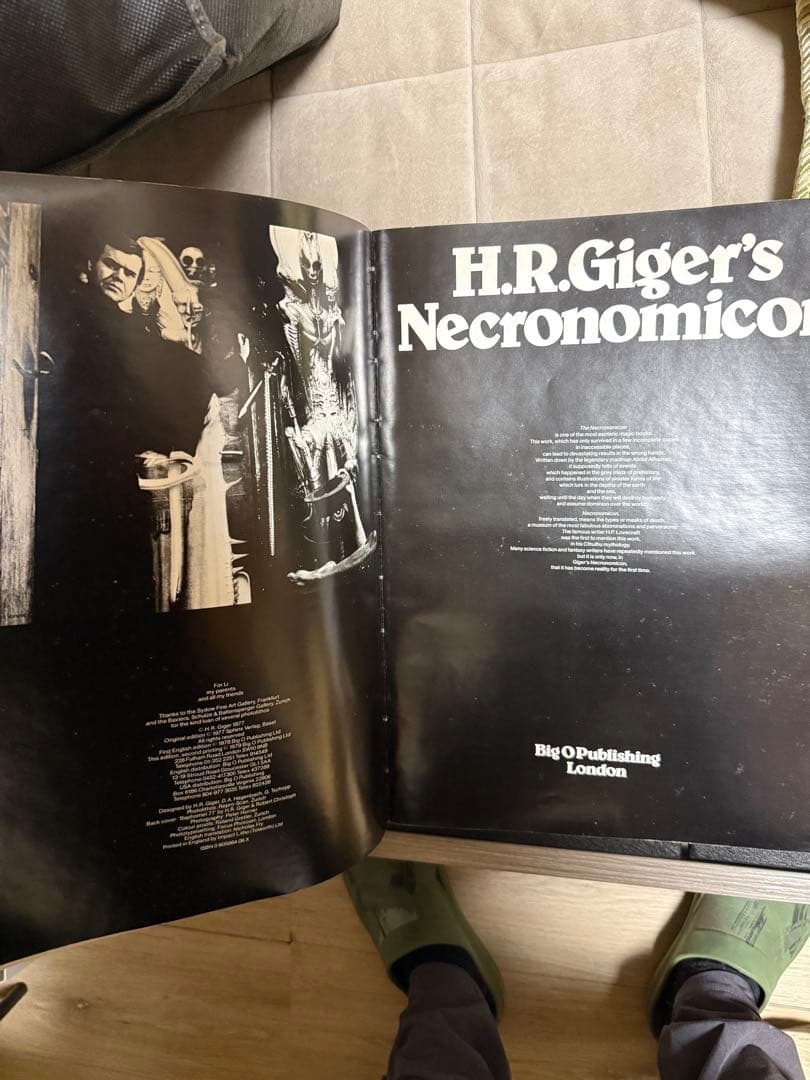 H.R.Giger’s Necronomicon Big O版 初期 名作画集