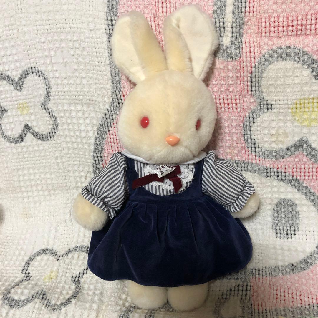 昭和レトロ ヴィンテージ KHオオイケ OIKE ウサギ ぬいぐるみ 中古品