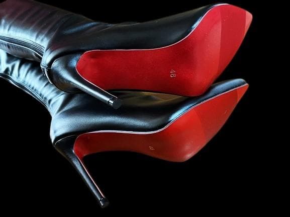 ニーハイ 超ロングブーツ 81cm 柔らかスムースレザー 26.5cm 尖り