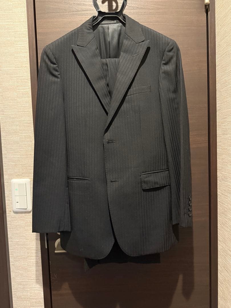 BURBERRY スーツ羊毛100 （ラムウール）セットアップ バーバリーズ Burberrys ダブルスーツ 2点セット セットアップ