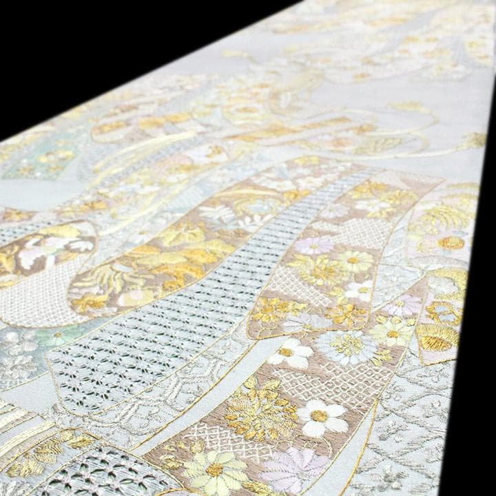 高島屋】お誂え ラグジュアリーな【三大刺繍】 最高級の【六通柄