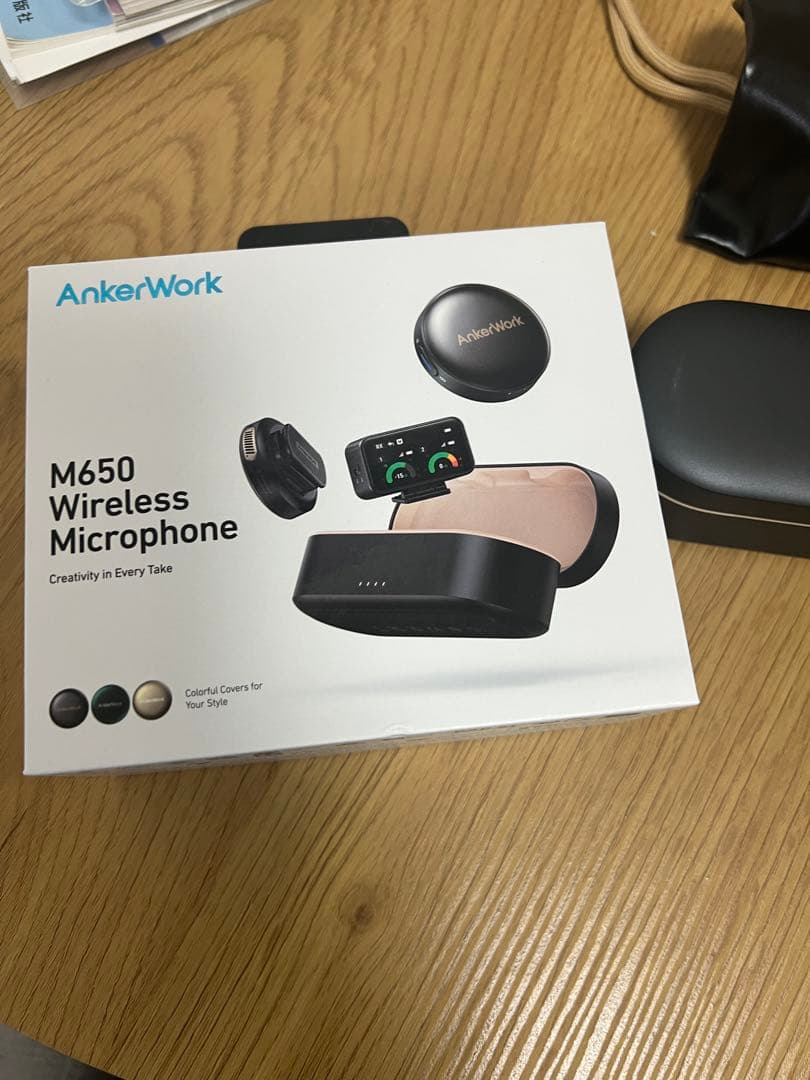 AnkerWork M650 ワイヤレスマイクロフォン Amazon | AnkerWork M650 Wireless Microphone メタリックブラック