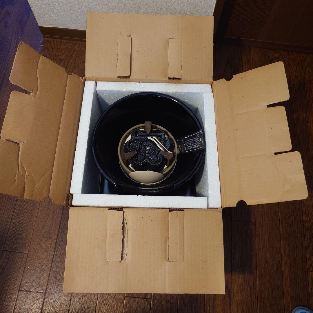 野々田商店 茶道用 風炉型電熱器 真塗 未使用 保管品 箱・香焚き・風炉