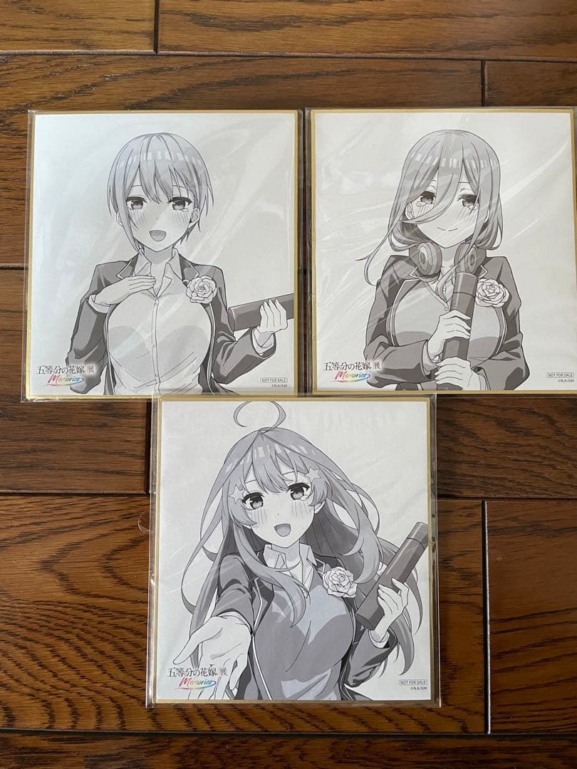 五等分の花嫁展 memories 入場者特典 色紙3枚セット - メルカリ