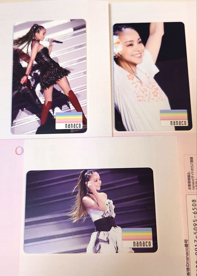 新品・未使用】安室奈美恵 ナナコカード（3枚） nanaco 25th - メルカリ