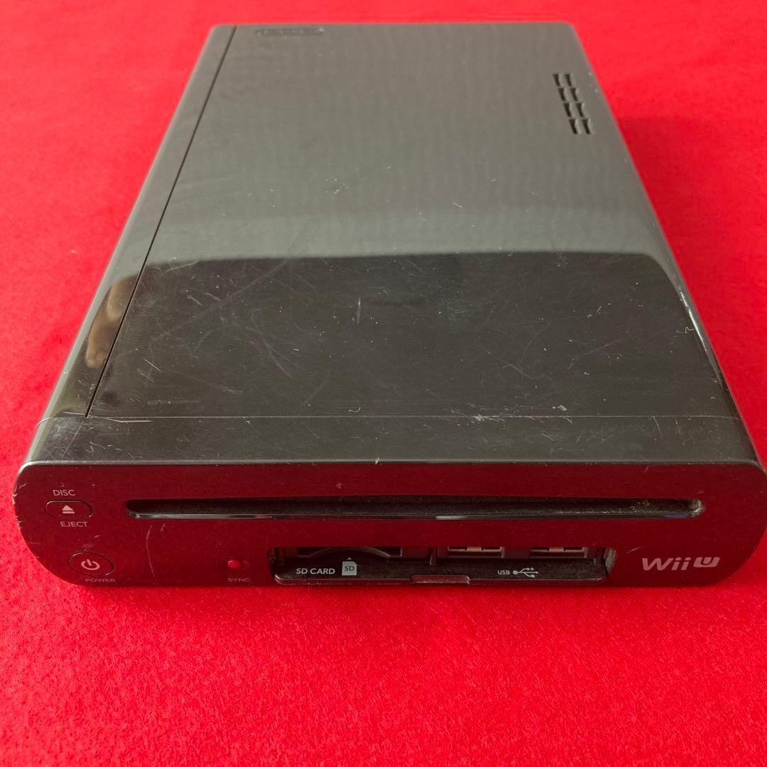 ジャンク品】WiiU 本体のみ 32GB ブラック ディスク読み込みエラー