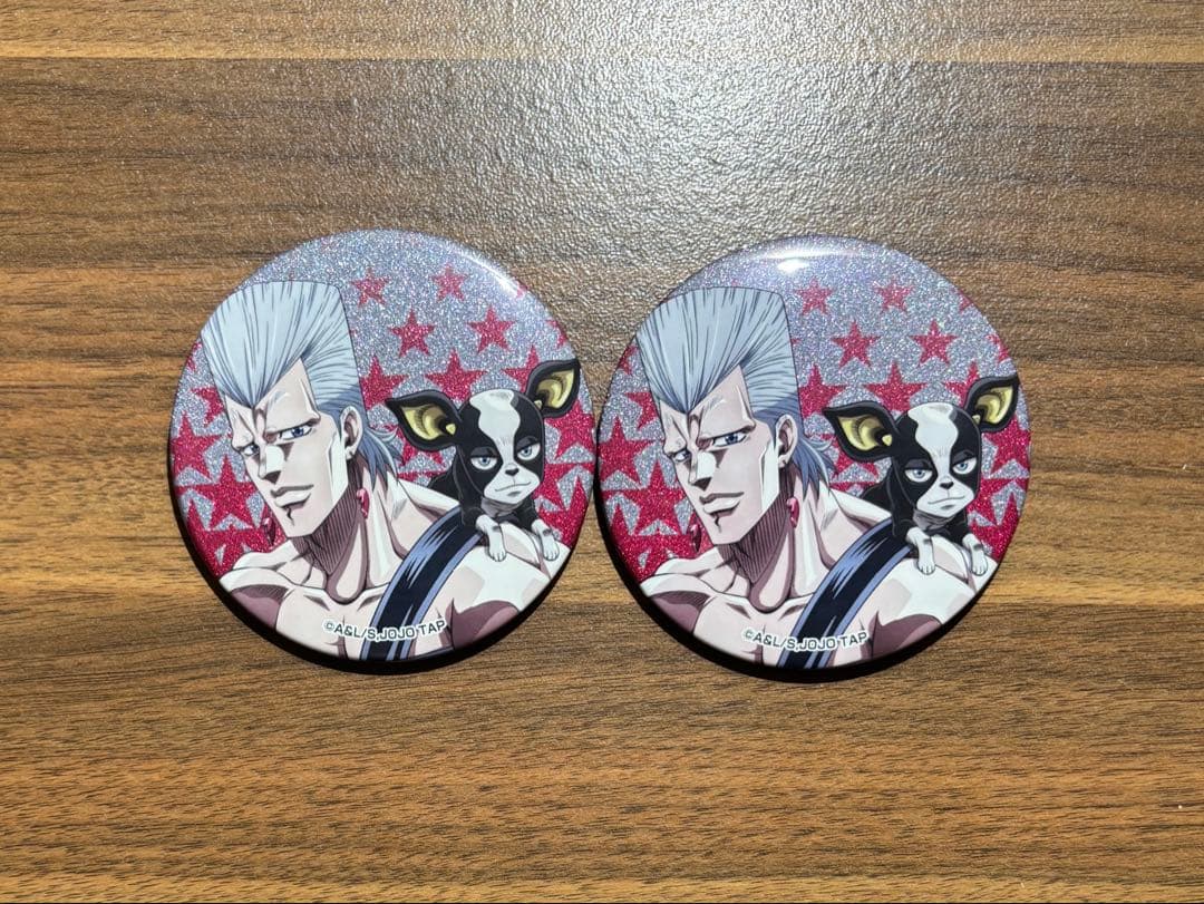 ジョジョワールド 75mmグリッター缶バッジ 第2弾 ポルナレフ - メルカリ