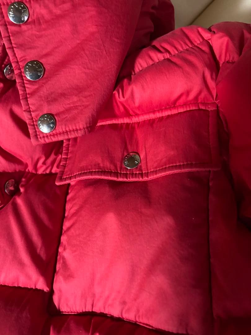 美品】MONCLER ×エストネーション フードレッドダウンジャケットサイズ