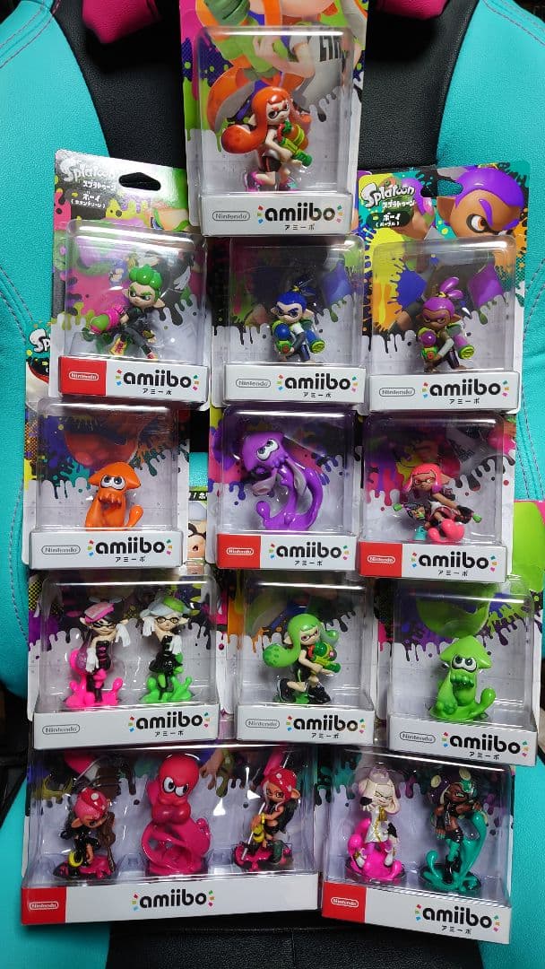 セール 全未開封 amiibo スプラトゥーン 全16種類